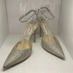 Jimmy Choo Ice crystal heels